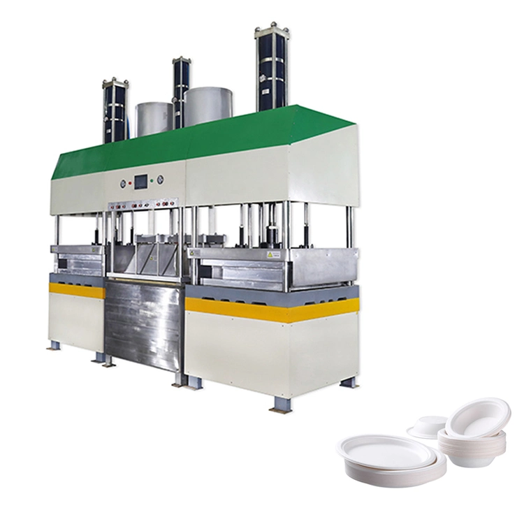 Semi Automatic Disposable Biodegradable Tableware Pulp Molding Machine Semi Automatic Production Line