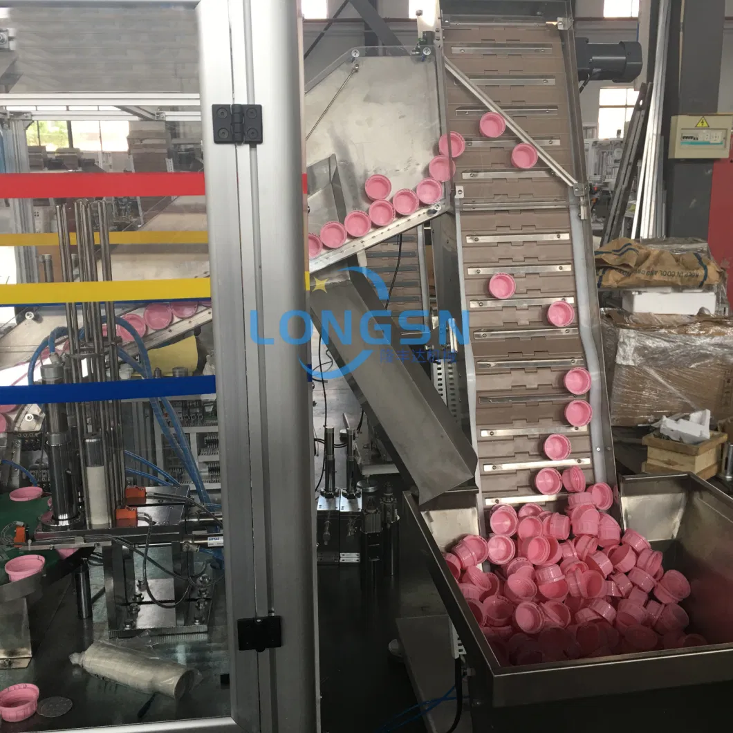 High Speed Packaging Line Rotary Liner for End Cap Lid Making Cap Wad Inserting Machine