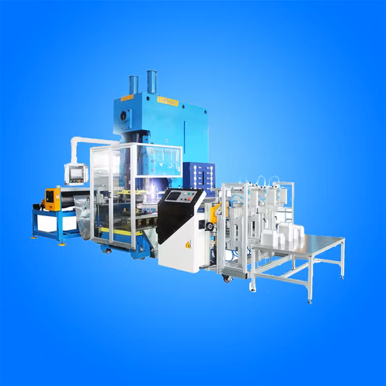 High-End-Maschine zur Herstellung automatischer Aluminiumfolienbehälter mit mehreren Hohlräumen